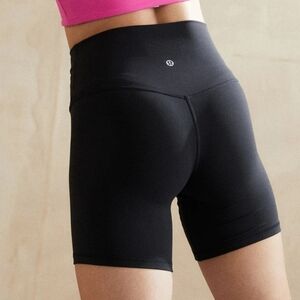 lululemon athletica Black High-Rise Bike Shorts
